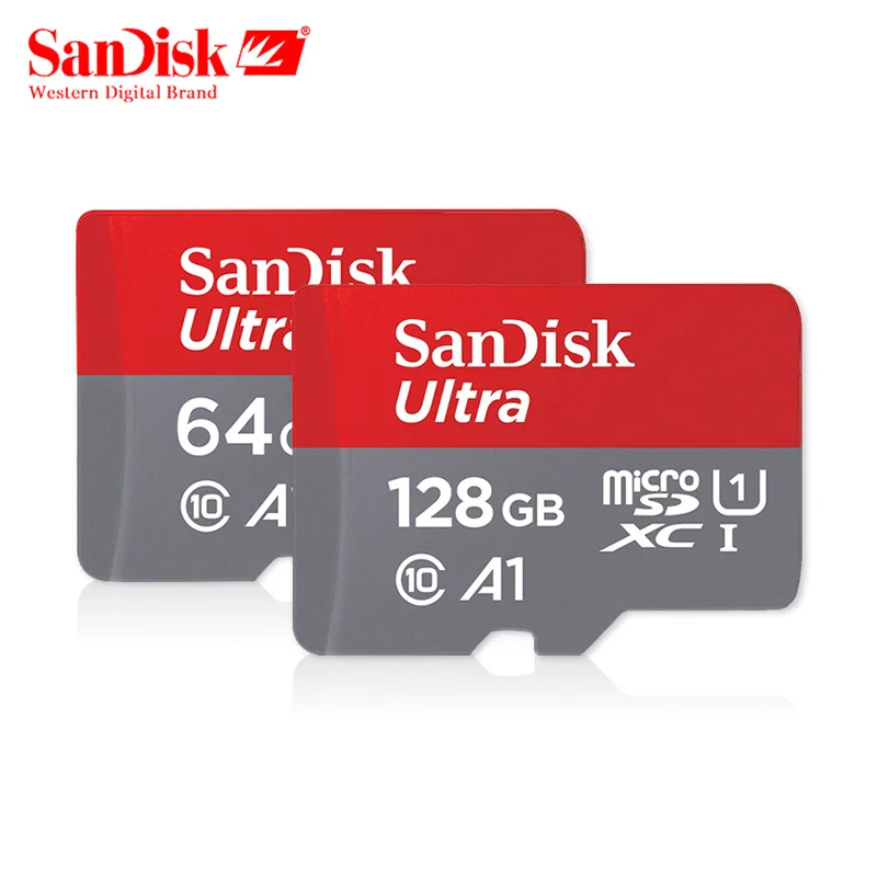 

Original Sandisk Micro SD Card 16GB 32GB 64GB 128GB 200GB A1 TF Card 100MB/S C10 Flash Memory Card Microsd cartao de memoria