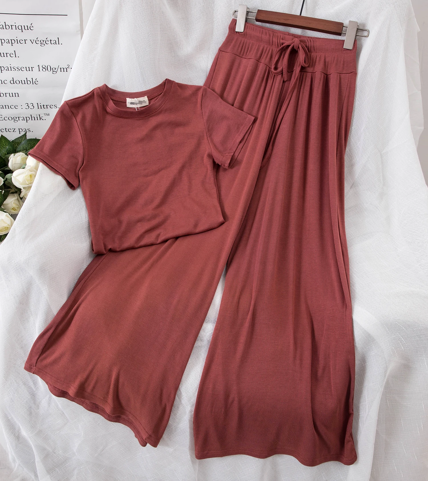 

2019 New Fashion Summer Clothes for Woman Women Two Piece Outfits Tracksuit Set