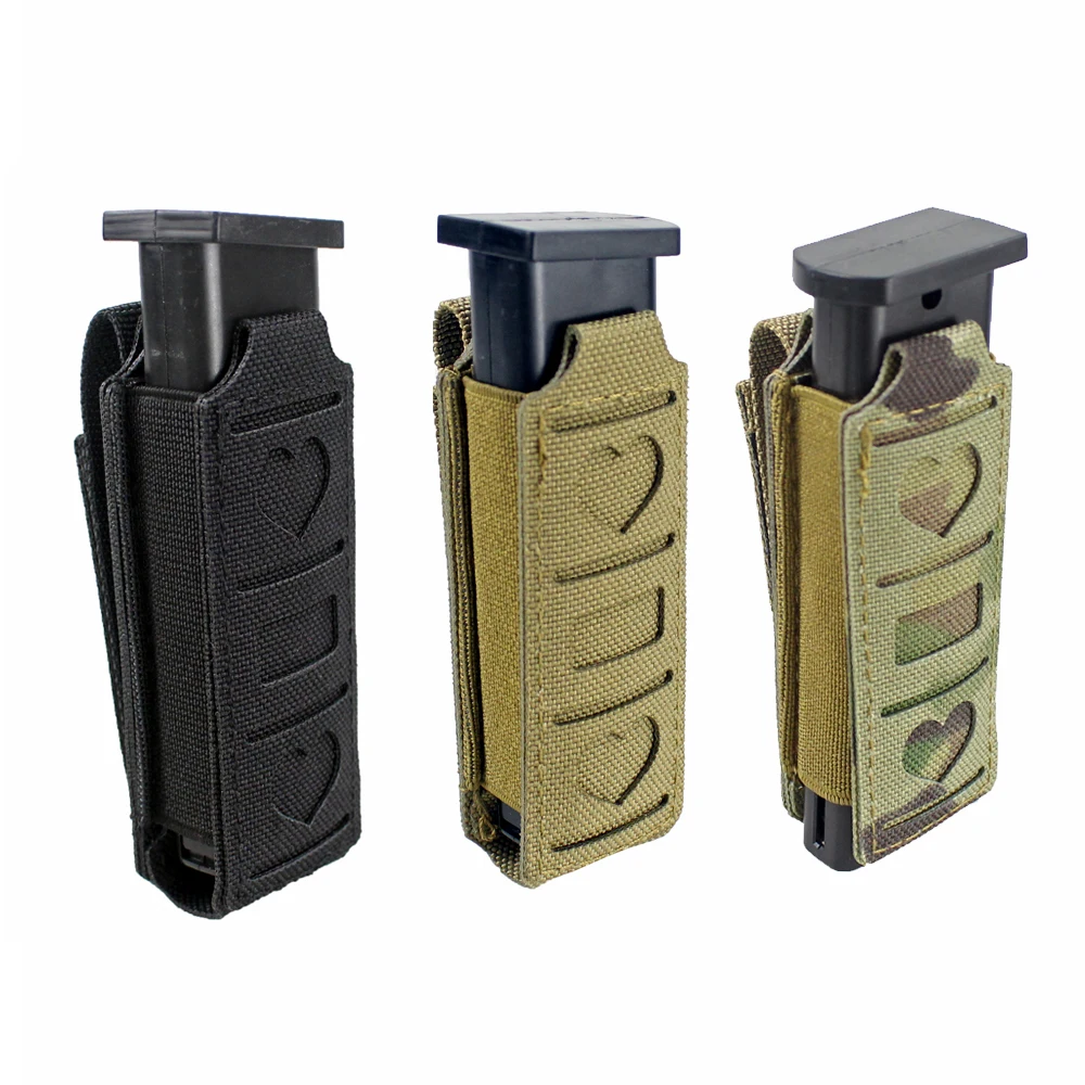 

Tactical Molle Mag Pouch Single Magazine Pouch Pistol Gun Mag Bag Waist Belt Multi-tool Pouch Mini Bag Flashlight Holster