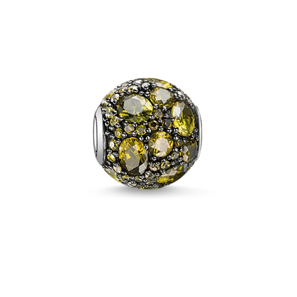 Beads-Silver-Green-Planet-Silver-Eagle-Zirconia-Beads-Fits-Bracelet-Thomas-Necklace-Karma-Charms-European-Jewelry