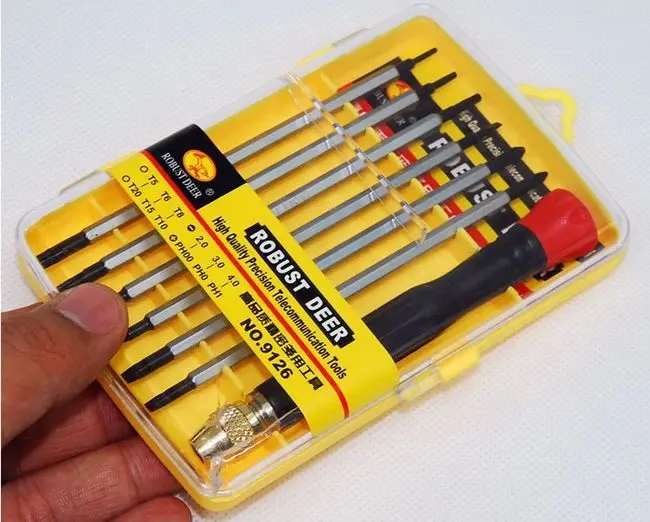 

high quality 7pcs precision screwdriver set for household precision working telecommunication repair NO.9126 freeshipping