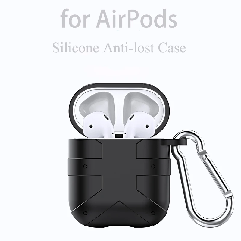 

Armor Bluetooth Earphone Case for Airpods 1 2 Case Soft Silicone Full Protective Case for Airpods 2 Cover Soft Case Cover