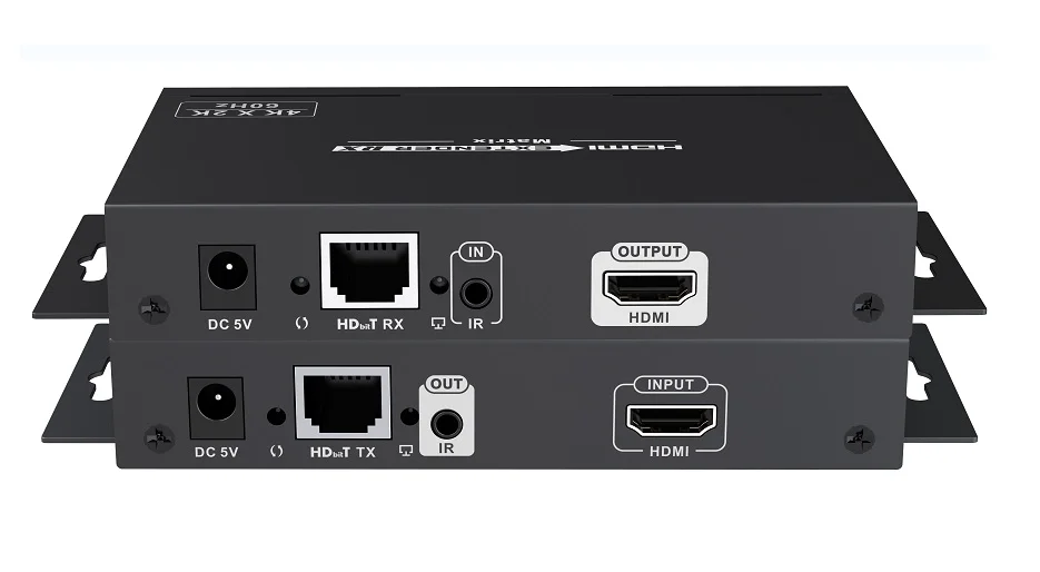

UP to 120m/394Ft, LKV393Matrix HDMI 4K*2K@60Hz Network Extender Converter with IR, Over LAN RJ45 CAT5/5E/6,HDCP Compatible