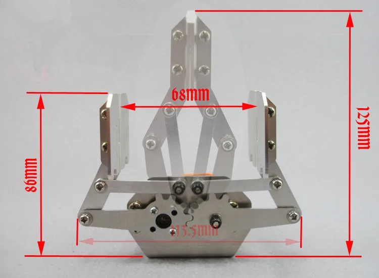 Автономный Металлический Робот Захват механический захват Робо-рука коготь