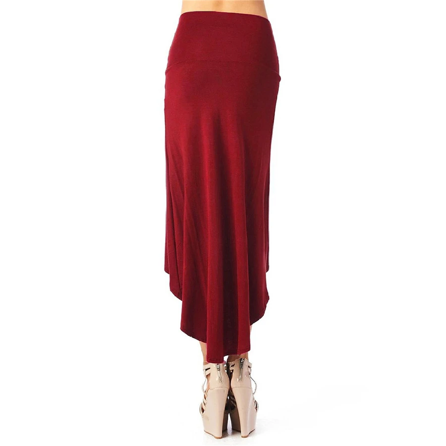 Gladiolus New Autumn Winter Skirts Womens Sexy Package Hip Black Wine Red Office Mermaid Women Long Skirt Faldas Mujer Moda 2018 (11)