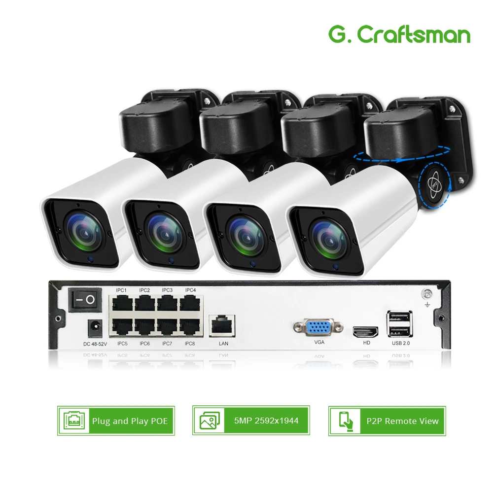

4ch 5MP POE PTZ Kit H.265 System CCTV Security 8ch NVR Outdoor Waterproof 2.8-12mm 4X Optical Zoom IP Camera Surveillance Video