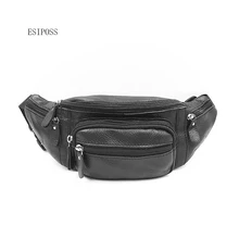 Мужская поясная сумка известного дизайна, Мужская поясная сумка из натуральной кожи, мужские дорожные сумки, забавный мобильный телефон, модная мужская сумка для денег