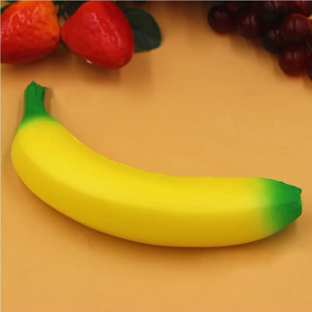 Сожмите «сожми банан» беспокойная игрушка очень медленно принимает начальную форму рост моделирования фруктов телефонные ремни мягкий хлеб с ароматом сливок торта малыша Забавный игрушечный подарок