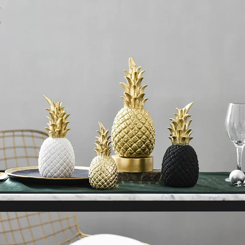 

Nordic modern pineapple fruit living room wine cabinet window desktop home decoration table decoration crafts selling
