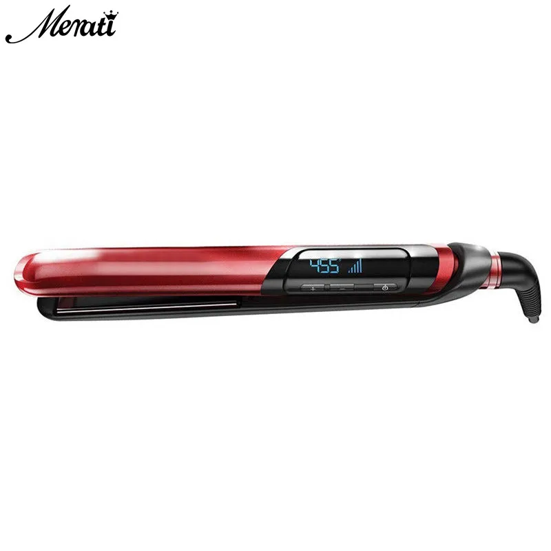 

Anion Professional hair straightener comb fast flat iron electric smoothing straightening Ceramic titanium Wet&dry