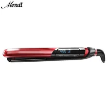 Anion Professional hair straightener comb fast flat iron electric smoothing straightening Ceramic titanium Wet&dry