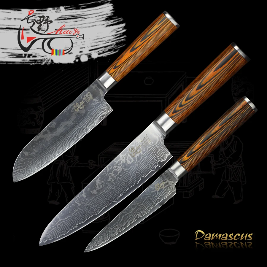 Uncategorized High Quality Kitchen Knives popular japanese knife set buy cheap lots from haoye damascus 3 pcs kitchen chef santoku utility sharp high quality