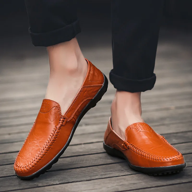 NORTHMARCH Mens Shoes Casual Luxury Shoes Men Loafers Slip On Breathable Boat Shoes Moccasins Men Chaussure Homme Cuir