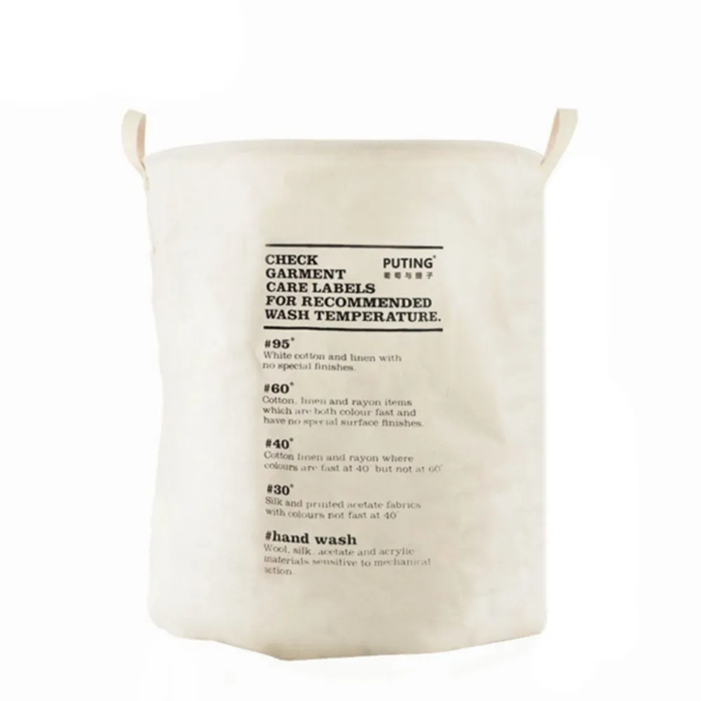 طوي القطن والكتان تخزين الملابس كيس الغسيل سلة الغسيل تعوق 40 سنتيمتر * 50 سنتيمتر/15.7 ''* 19.6'' 1 قطعة/الوحدة