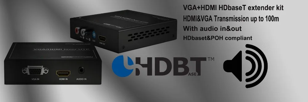 VGA расширитель повторитель по cat5e/6 кабель до 60 м VGA UTP удлинитель