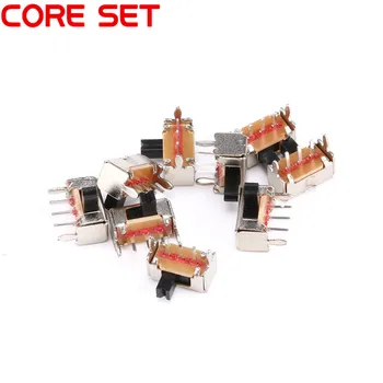 

20PCS/Lot SK12D07VG3 Mini Slide Switch 1P2T 3Pin Toggle Switch SMD PCB DPDT Handle high 3mm Side Knob