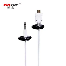 VOLTOP 8pcs Car Wire Clip Auto Ear Wire Cable Clamp Vehicle Fixed Panel Wiring Holder Tie Fixer Organizer USB Charger Line Clasp