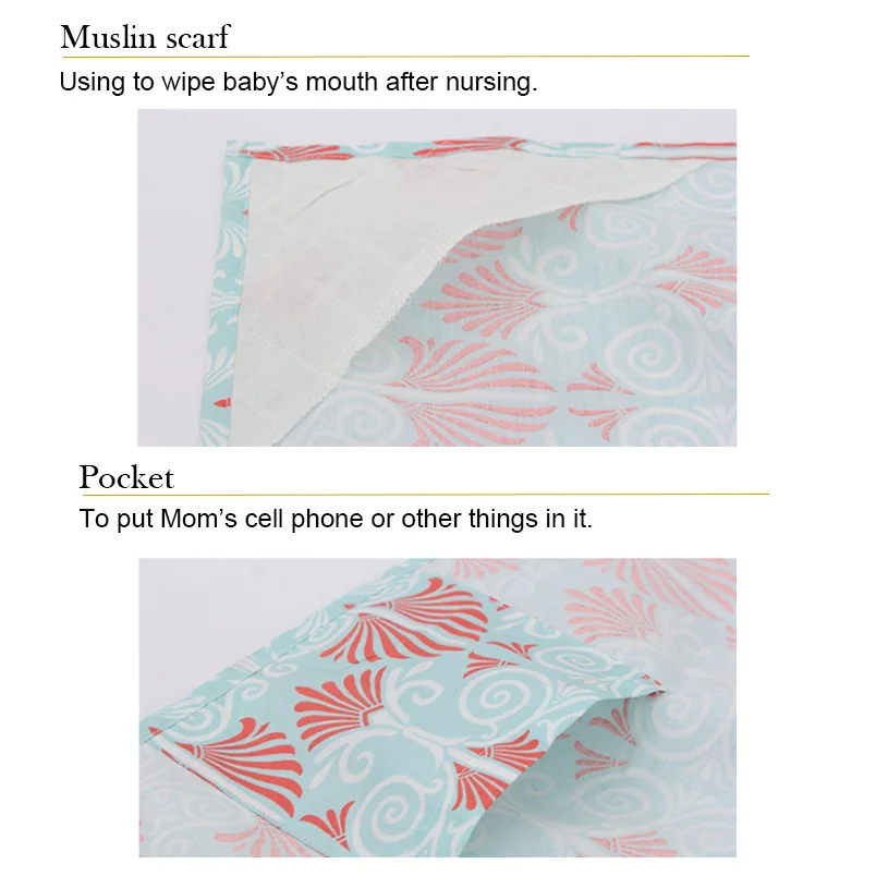 Breastfeeding Cover Baby Infant Breathable Cotton Muslin nursing cloth L large size big Nursing Cover feeding cover 72*102