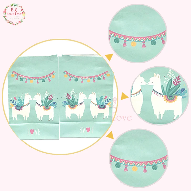 24 шт. Catoon овец мешок конфет Baby Shower подарочный бумажный пакет День Рождения украшения для вечеринки детский душ подарок сумки