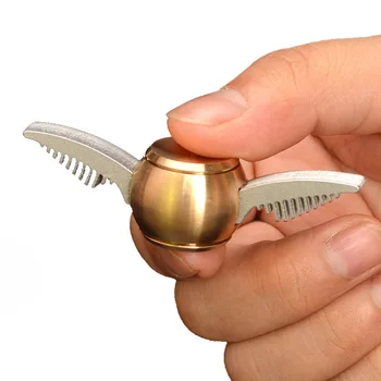

Quidditch Cool Spinner Toys Metal Brass Hand spinner metal finger spinner metal gold Figet Spiner Fidget Toys Kids