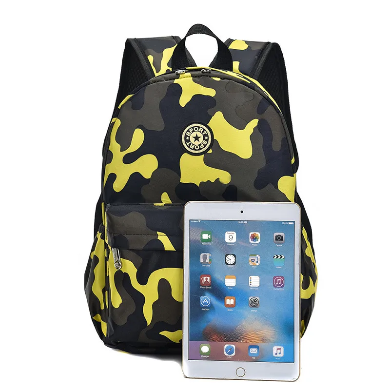  New Kids Backpacks Cartoon Camouflage Printed School Bags for Kindergarten Girls Boys Children trav - 32982386274
