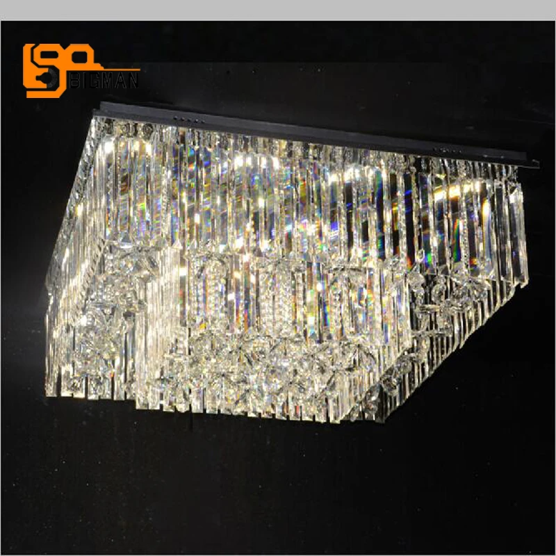 

new item luxury crystal ceiling lights LED ceiling lamp AC110V 220V lustre luminaire plafonnier for living room bedroom