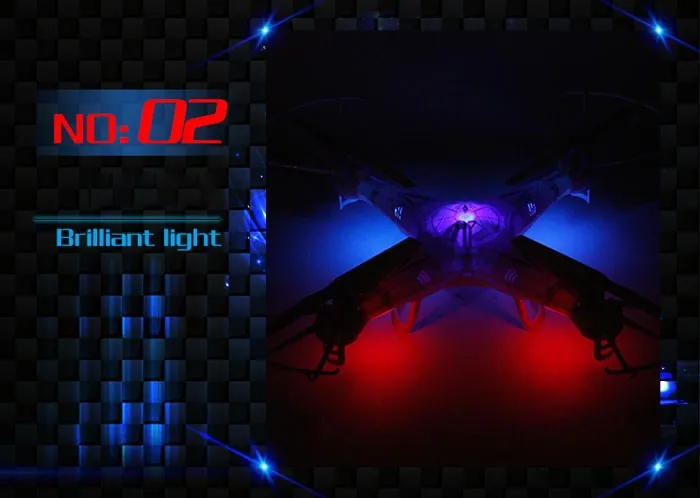 D2a New Arrival Top Selling FY326 Q7 2.4G 6-Axis Gyro 4-CH UFO RC Quad-copter RC Quadcopter Helicopter with LED Colorful Lights