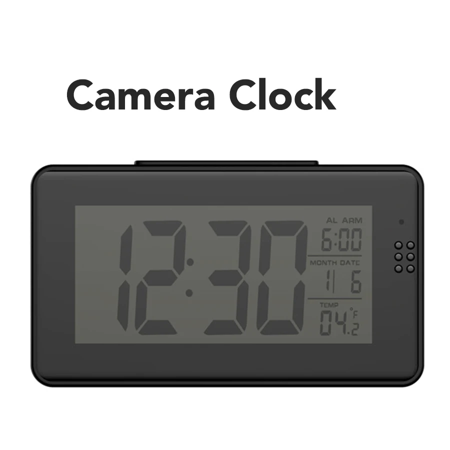 

Full hd 1080p wifi home security camera clock, baby monitor, safe guard camera mini clock