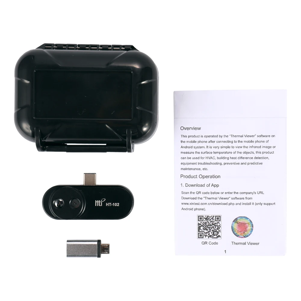 

Termocamera Thermal Imager Thermal Imaging Camera Thermal Imager Mobile Phone External Infrared for Android with Adapter