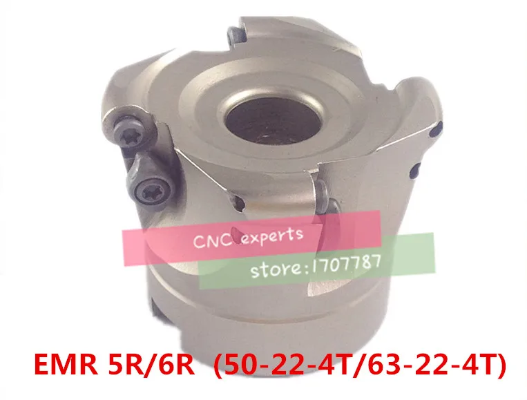 Фреза Торцевая EMR5R 50-22-4T/EMR5R 63-22-4T/EMR6R 50-22-4T/EMR6R 63-22-4 для круглых вставок 1 шт. |