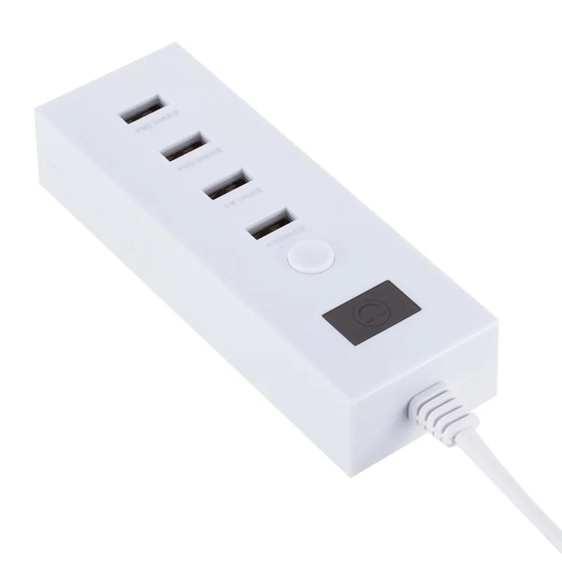 Зарядное устройство для телефона зарядное с 4 USB портами портативная быстрая