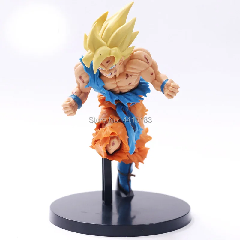 Anime Dragon Ball Z 50th Anniversary Super Saiyan Goku PVC Action Figure Doll Model Toy Halloween Christmas Gift For Children