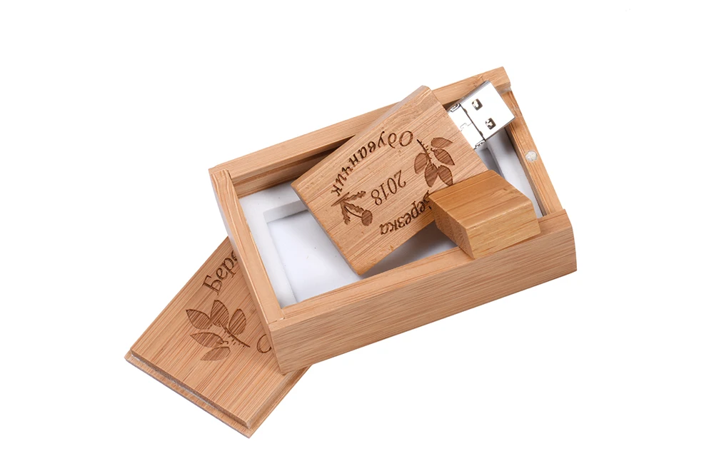 JASTER Дерево+ коробка USB 3,0 2 в 1 интерфейс флэш-накопитель Флешка 4 Гб 16 г 32 Гб 64 Гб 128 ГБ флэш-накопитель подарок(более 10 шт бесплатный логотип