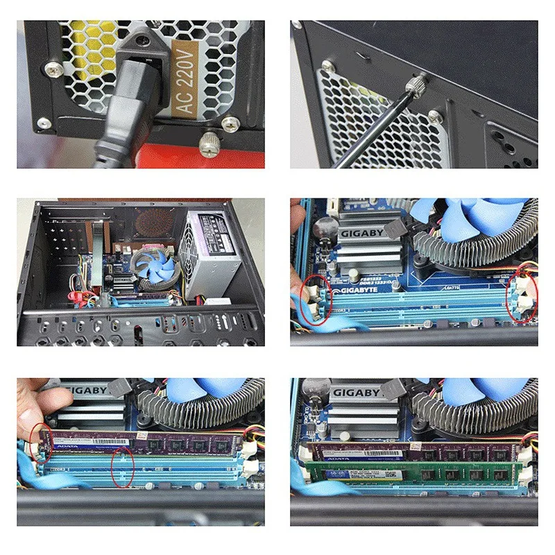 Xiede настольный компьютер оперативная память модуль Ddr2 800 Pc2-6400 240Pin Dimm 800 МГц