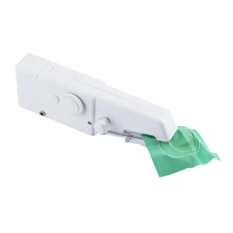

Portable Handled Sewing Machine Handy Handheld Stitch Sewing Machine (White)