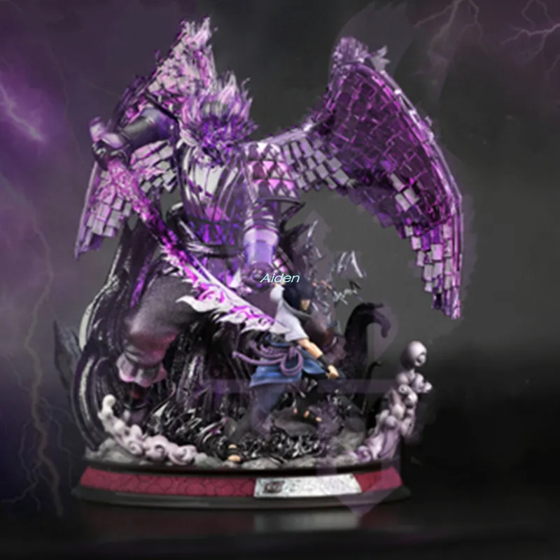 2" Статуя Наруто бюст Susanoo полная длина портрет Uchiha Sasuke GK фигурка Коллекционная модель игрушки коробка 59 см Z1085