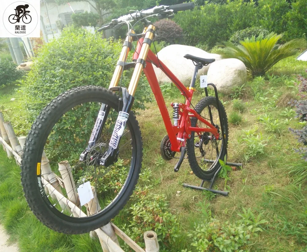 luchthaven compenseren eenheid Kalosse Full suspension DH/downhill mountain bike 26 inch mountain bicycle  24/27/30 speed aluminum - AliExpress Sports & Entertainment