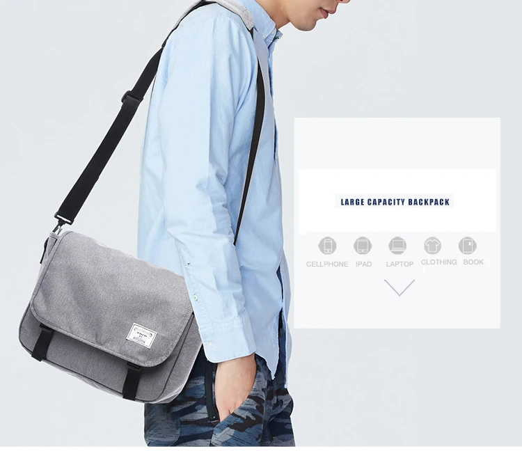 Мужские холщовые сумки через плечо, винтажная сумка-мессенджер, сумка для отдыха, сумка для путешествий, Модная студенческая школьная сумка, мужская сумка для ноутбука