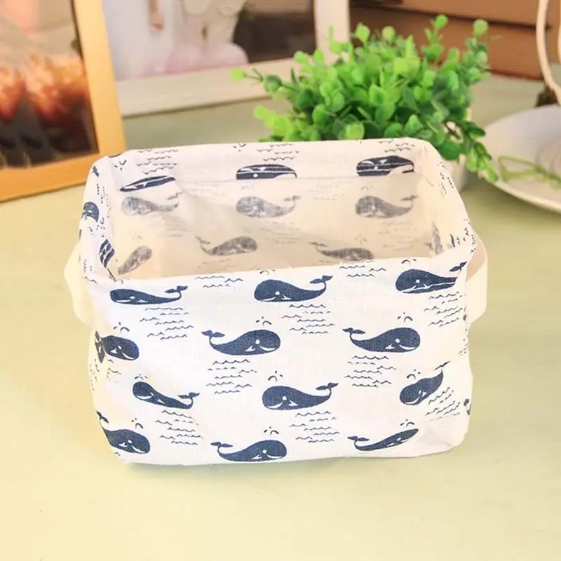 1* Waterproof Foldable Kids Toy Storage Basket Dirty Clothes Home Organizer 40*50CM 4 Styles