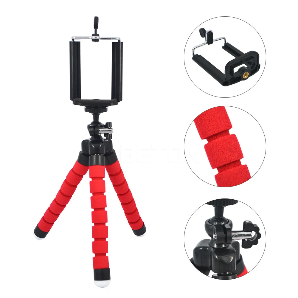 Cisoar Cellphone Holder Flexible Octopus Tripod Bracket Stand Mount Monopod Styling Accessories For iPhone Samsung Mobile Phone