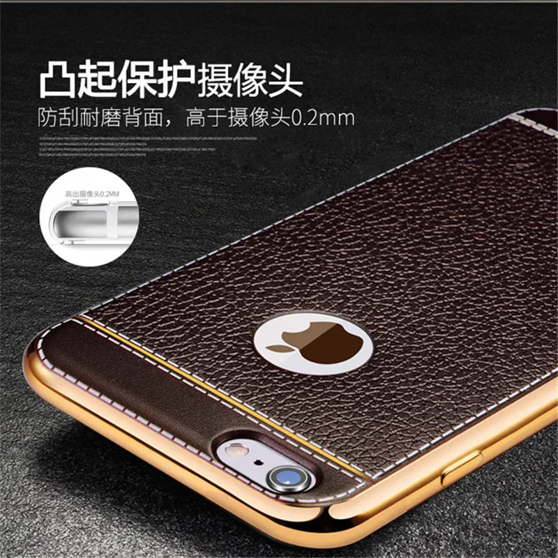 Роскошный чехол из ТПУ с зернистой текстурой для iphone 6 6s plus X 7 5|mobile phone cases|case for