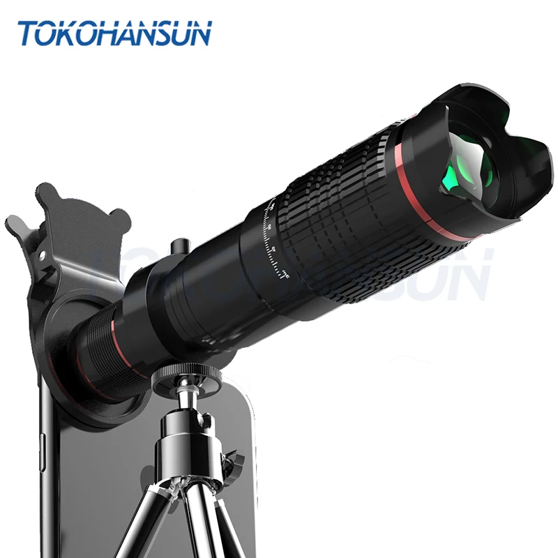 

TOKOHANSUN 22X Optical Zoom Telephoto Lens Corners Mobile Phone Camera Telescope lens tripod for iPhone 6 7 Samsung smartphone