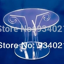 Прозрачный 2 уровня элегантный акриловые круглый стенд