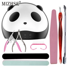 MIZHSE Pro маникюрный набор с 6 W/36 W Светодиодный Сушилка для ногтей профессиональный набор гелевых ногтей полу постоянный стартовый набор для ногтей с УФ-лампы