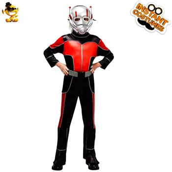

DSPLAY High Quality Children Ant-Man Costume Boys Handsome Cool Superhero Outfits Cartoon Movie For Halloween Carnival Party