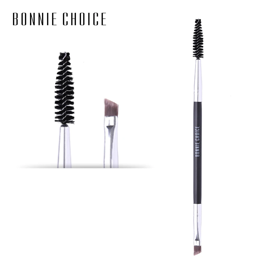 

BONNIE CHOICE 1 Pc Double-ended Eyebrow Brush Beauty Helical Comb Essential Blending Eyes Cosmetic Tool Accessory