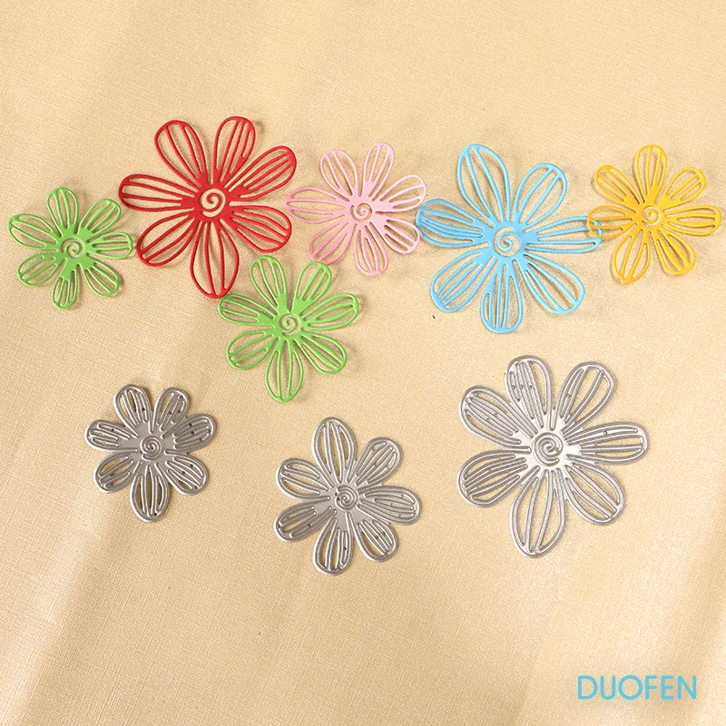 

DUOFEN METAL CUTTING DIES 2018 New in Jun 020273 lace flowers for DIY papercraft projects Scrapbook Paper Album greeting cards