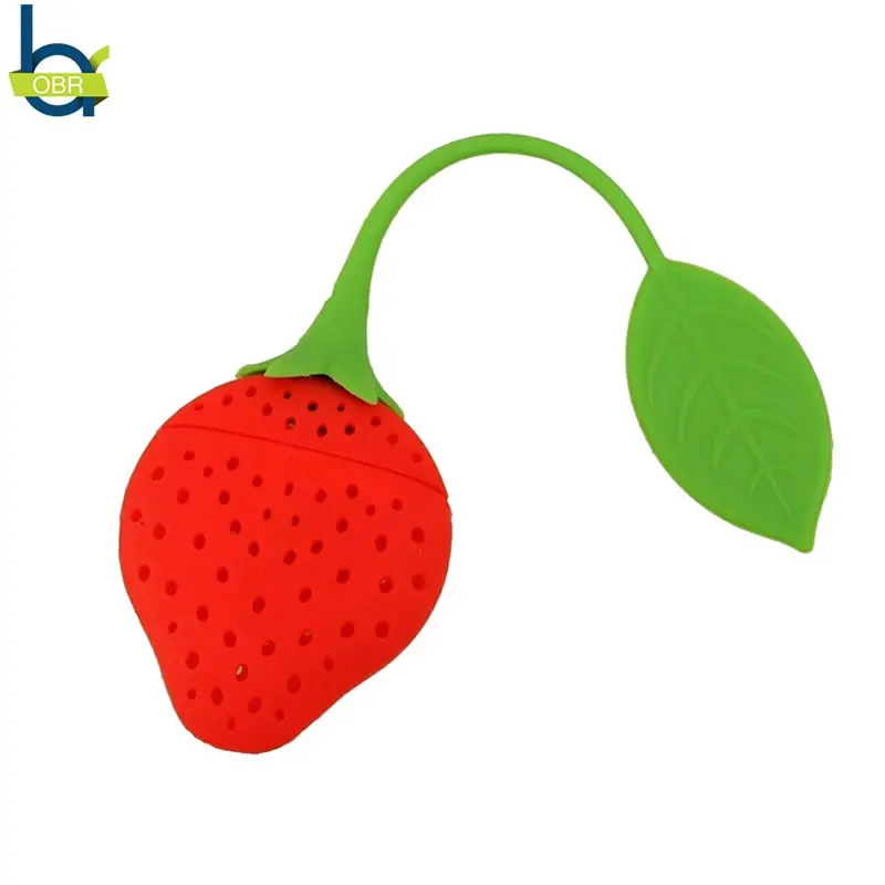 

OBR Silicone Strawberry Shape Tea Infuser Creative Teapot Steeper Filter Loose Leaf Strainer Ball Brewing Filter Accessories