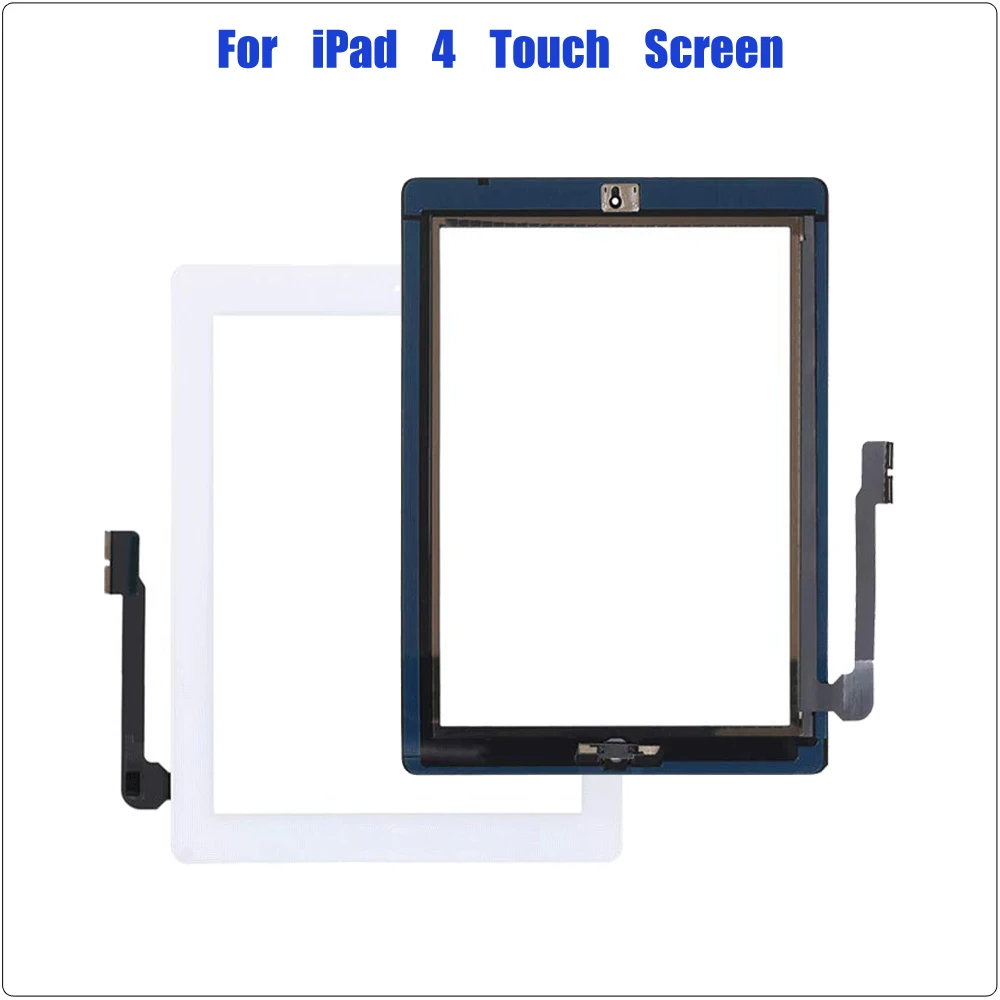 Для iPad 4 4th Gen A1458 A1459 A1460 сенсорный экран дигитайзер 9 7 ''Передняя стеклянная