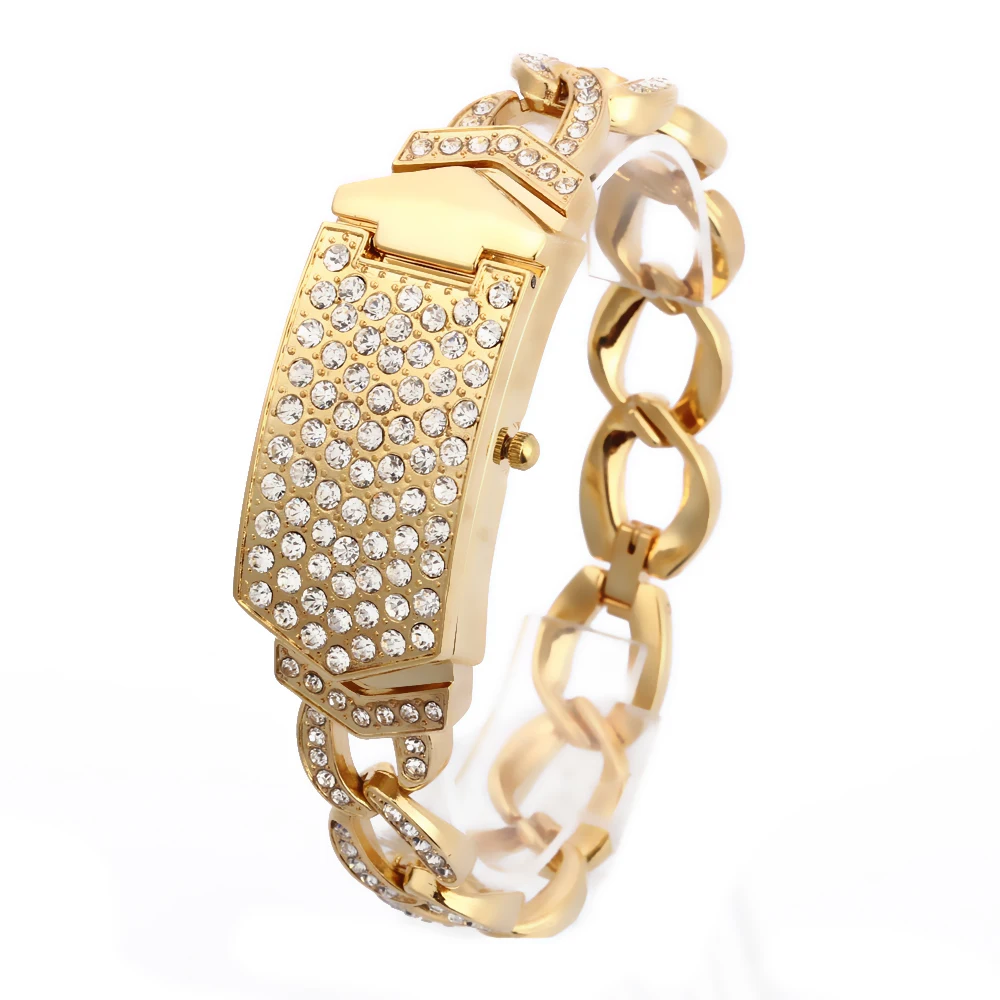 

G&D Women Wristwatches Quartz Watch Relogio Feminino Luxury Bracelet Dress Watch Saat Relojes Mujer Clock Female Gift Lady Gold
